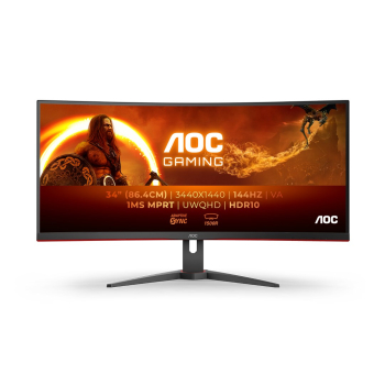MONITOR AOC LED 34” CU34G2XE/BK-1