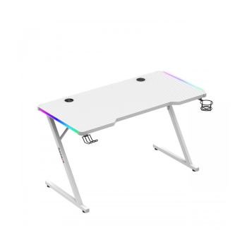 Biurko gamingowe Huzaro Hero 2.5 White RGB-1