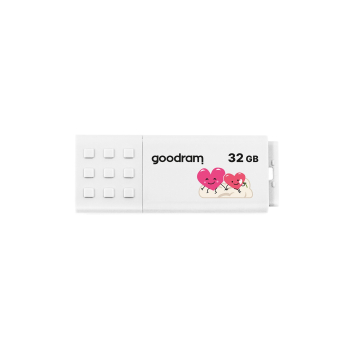 Pendrive GoodRam UME3-0320W0R11-V (32GB; USB 3.0; kolor biały) VALENTINE-1