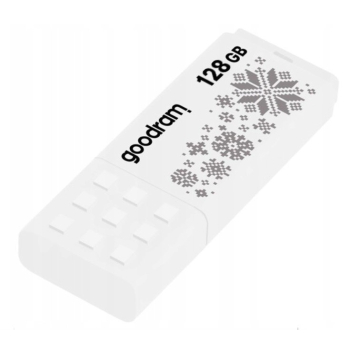 Pendrive GoodRam UME2-1280W00R11-WI (128GB; USB 2.0; kolor biały) WINTER-1
