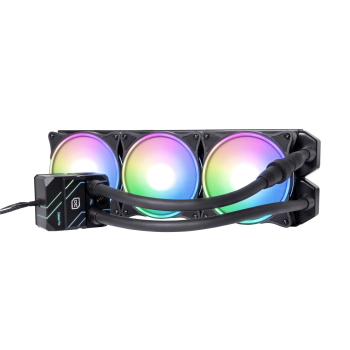Alphacool Eisbaer Pro Aurora 360 Procesor Chłodnica cieczy all-in-one 12 cm Czarny, Biały 1 szt.-1