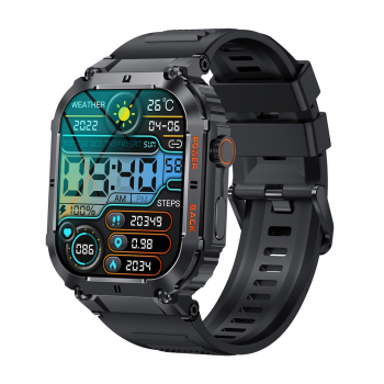 Denver SWC-191B smartwatch / zegarek sportowy 4,98 cm (1.96") IPS Cyfrowy 320 x 386 px Ekran dotykowy Czarny-1