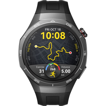 Huawei WATCH GT 5 Pro 46mm | Inteligentny zegarek | GPS (satelitarny) | Dioda AMOLED | 1,43 cala | Czarny-1