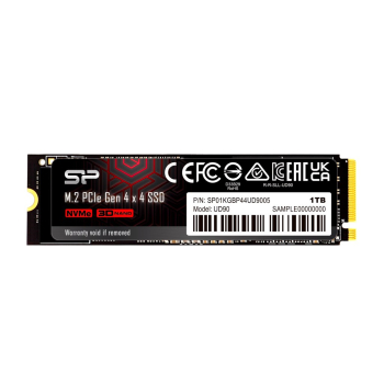 Dysk SSD Silicon Power UD90 1TB M.2 PCIe NVMe Gen4x4 NVMe 1.4 4800/4200 MB/s-1