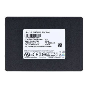Dysk SSD Samsung PM9A3 7.68TB U.2 NVMe Gen4 MZQL27T6HBLA-00A07 (DWPD 1)-1