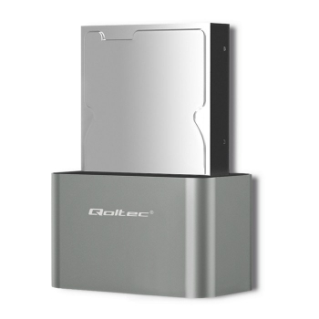 QOLTEC STACJA DOKUJĄCA HDD/SSD | 2.5"/3.5" SATA | USB 3.0-1
