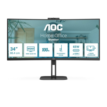 MONITOR AOC LED 34" CU34V5C/BK-1