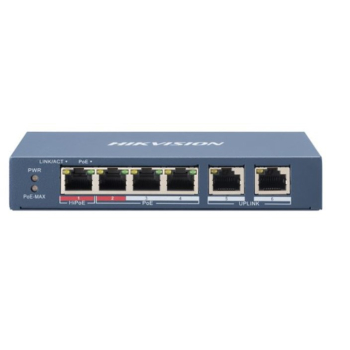 SWITCH POE HIKVISION DS-3E0106HP-E 6-PORTOWY-1
