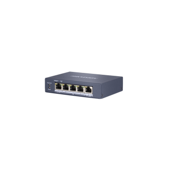 HIKVISION Przełącznik 4xPoE (1x HiPoE 60W), 1xUplink-1