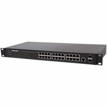 INTELLINET GIGA SWITCH 24X RJ45 + 2X SFP WEB-SMART VLAN QOS RACK 560917-7