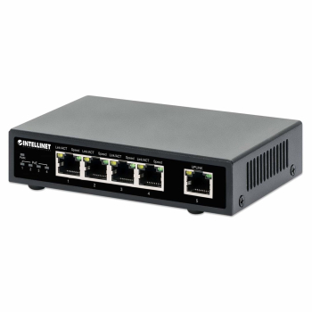 INTELLINET SWITCH GIGABIT 4X RJ45 POE+, 1X RJ45 GI-1