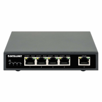INTELLINET SWITCH GIGABIT 4X RJ45 POE+, 1X RJ45 GI-3