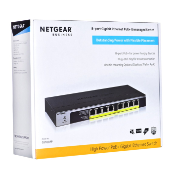 Netgear GS108PP-100EUS 8PT POE/POE+ GIGABIT UNMANAG-2