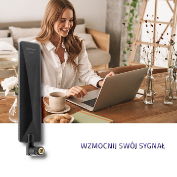 QOLTEC ANTENA 4G LTE DOOKÓLNA | 7DBI | WEWNĘTRZNA-5