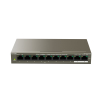 Switch PoE Tenda TEF1110P-8-102W (2x 10/100/1000Mbps, 8x 10/100Mbps)-1