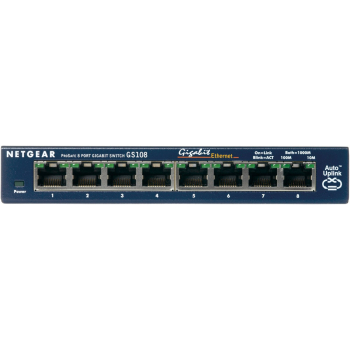 Switch NETGEAR GS108GE (8x 10/100/1000Mbps)-1