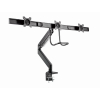 GEMBIRD BIURKOWE REGULOWANE RAMIĘ/UCHWYT NA 3 MONITORY 17-27, VESA 100X100MM, DO 6 KG-5