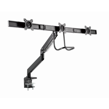 GEMBIRD BIURKOWE REGULOWANE RAMIĘ/UCHWYT NA 3 MONITORY 17-27, VESA 100X100MM, DO 6 KG-1