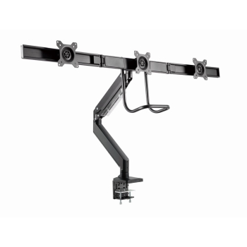 GEMBIRD BIURKOWE REGULOWANE RAMIĘ/UCHWYT NA 3 MONITORY 17-27, VESA 100X100MM, DO 6 KG-5