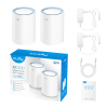 Access Point CUDY M1200 (2-Pack) AC1200 Dual Band Wi-Fi 2x 10/100Mbps Mesh-5