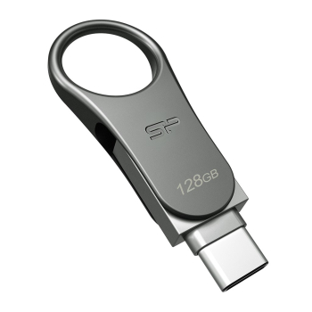 Pendrive Silicon Power Mobile C80 128GB Dual USB 3.1/Type-C Silver (SP128GBUC3C80V1S)-3