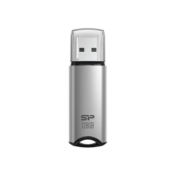 Pendrive Silicon Power Marvel M02 128GB USB 3.2 kolor srebrny ALU (SP128GBUF3M02V1S)-1