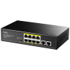 Switch CUDY FS1010P 8-Port 10/100M PoE+ 120W 2xUplink-2