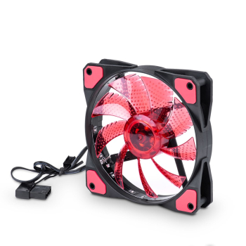 Wentylator LED Akyga AW-12C-BR (120 mm; Czerwony)-2
