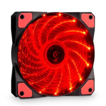 Wentylator LED Akyga AW-12C-BR (120 mm; Czerwony)-5