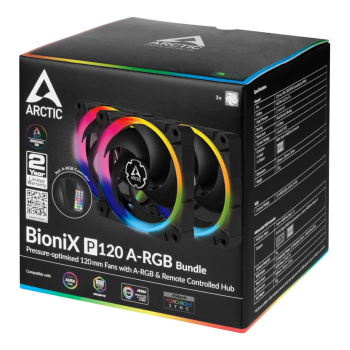 WENTYLATOR ARCTIC BioniX P120 A-RGB Bundle 120mm-8