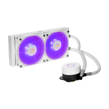 COOLER MASTER CHŁODZENIE WODNE CPU MASTERLIQUID LITE ML240L V2 RGB BIAŁE MLW-D24M-A18PC-RW-4