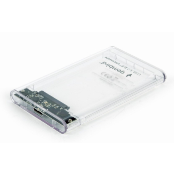 Obudowa na dysk GEMBIRD EE2-U3S9-6 (2.5"; USB 3.0; Plastik; kolor przeźroczysty)-1