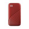 Dysk zewnętrzny SSD WD My Passport (1TB; USB 3.2 Gen 2; Czerwony; WDBAGF0010BRD-WESN)-1