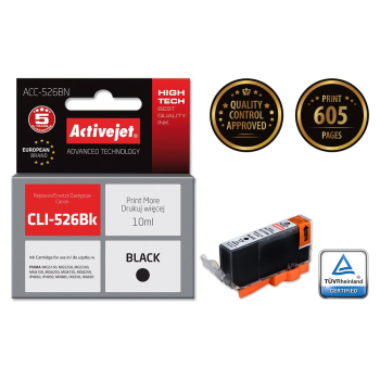 Activejet ACC-526CN Tusz (zamiennik Canon CLI-526C; Supreme; 10 ml; niebieski)-2