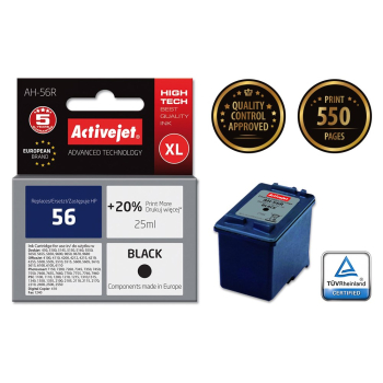 Activejet AH-56R Tusz (zamiennik HP 56 C6656A; Premium; 25 ml; czarny)-2