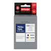 Activejet AH-M704RX Tusz (zamiennik HP 704 CN692AE, CN693AE; Premium; 1 x 20 ml, 1 x 21 ml; czarny, kolor)-1