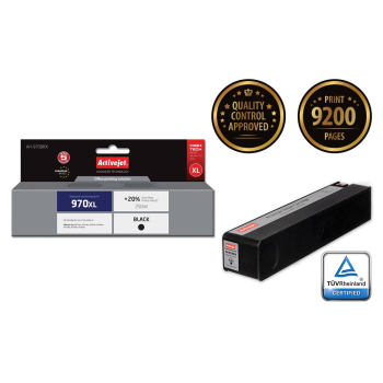 Activejet AH-970BRX Tusz (zamiennik HP 970XL CN625AE; Premium; 250 ml; czarny)-2