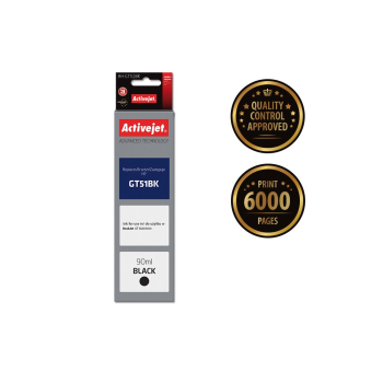 Activejet AH-GT51BK Tusz (zamiennik HP GT51BK M0H57AE; Supreme; 90 ml; 6000 stron, czarny)-2