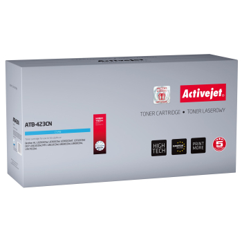 Activejet Toner ATB-423CN (zamiennik Brother TN-423C; Supreme; 4000 stron; niebieski)-1