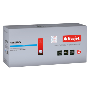 Activejet ATH-216CN Toner (zamiennik HP 216A W2411A; Supreme;  850 stron; niebieski) z chipem-1