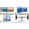TECHLY PODWÓJNE RAMIĘ BIURKOWE 2X LED/LCD 13-27 CA-3