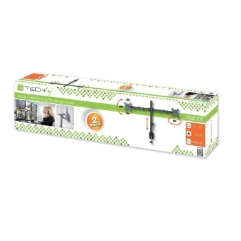 TECHLY PODWÓJNE RAMIĘ BIURKOWE 2X LED/LCD 13-27 CA-6
