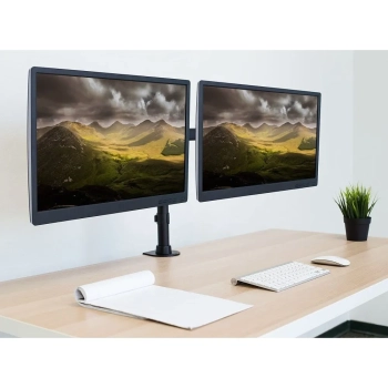 TECHLY PODWÓJNE RAMIĘ BIURKOWE 2X LED/LCD 13-27 CA-9