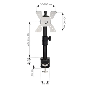 TECHLY UCHWYT BIURKOWY LED/LCD 13-30 CALI PIONOWY-5