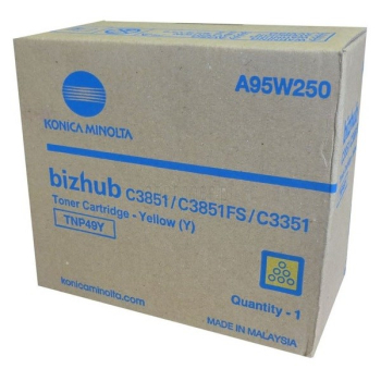 Konica-Minolta Toner TNP-49 A95W250 Yellow-1