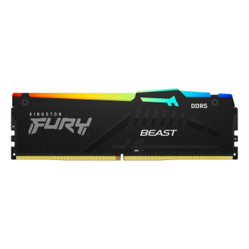 Kingston FURY DDR5 32GB (1x32GB) 5200MHz CL36 Beast Black RGB EXPO-1