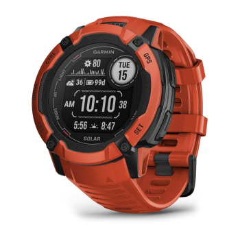 Zegarek sportowy Garmin Instinct 2X SOLAR Czerwony-1