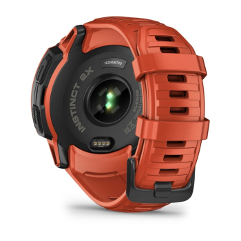 Zegarek sportowy Garmin Instinct 2X SOLAR Czerwony-7