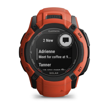 Zegarek sportowy Garmin Instinct 2X SOLAR Czerwony-9
