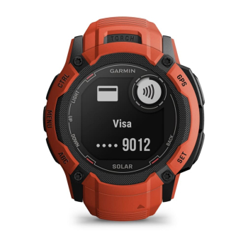 Zegarek sportowy Garmin Instinct 2X SOLAR Czerwony-11